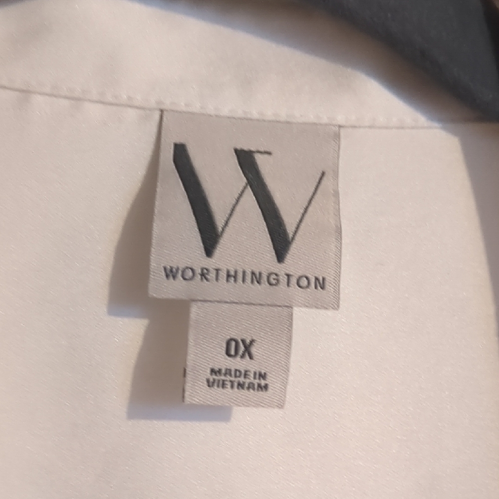 White Button-Up Shirt - Picture 2 of 4